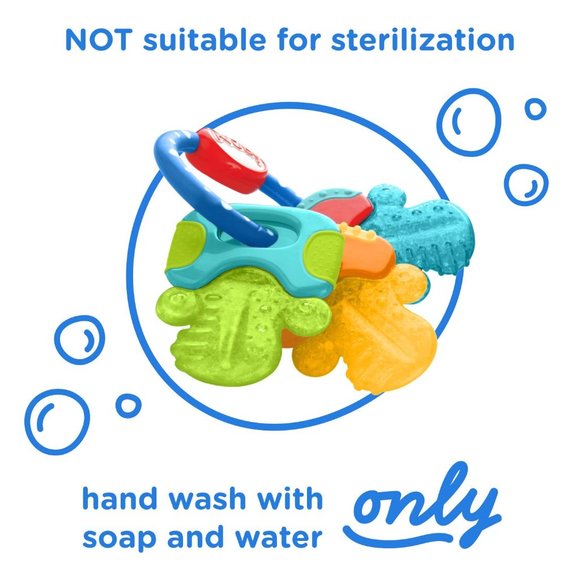 NUBY Ice Gel Teether Keys NEW in Package - Picture 5 of 12